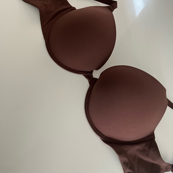 SOLD NWT SKIMS Fits Everybody Super Push-up Bra 34DDD cocoa - Picture 4 of 11